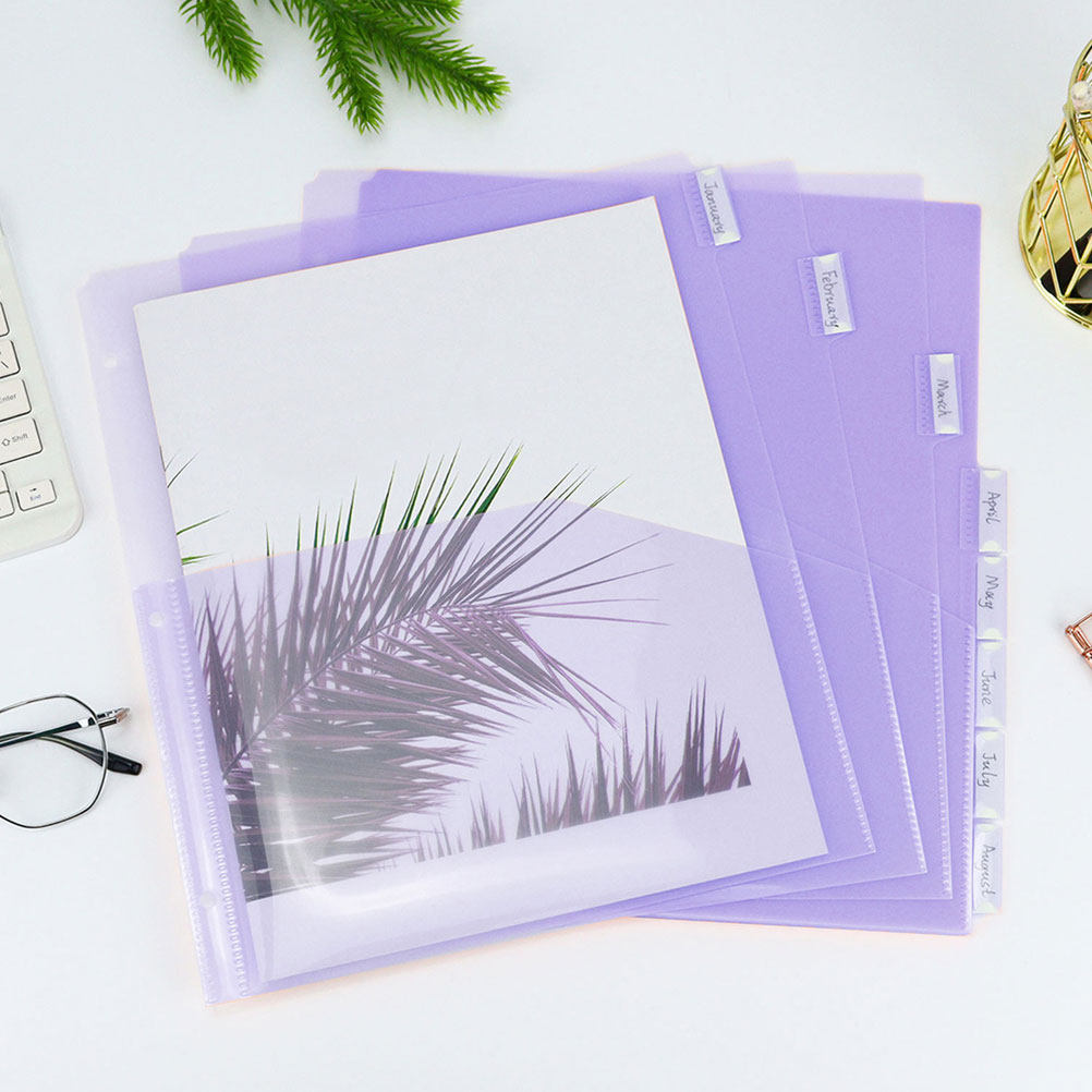 2Sets Transparent PP A4 Binder - огляд і ціна Tab Divider A4