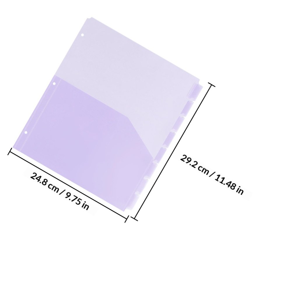 2Sets Transparent PP A4 Binder - огляд і ціна Tab Divider A4