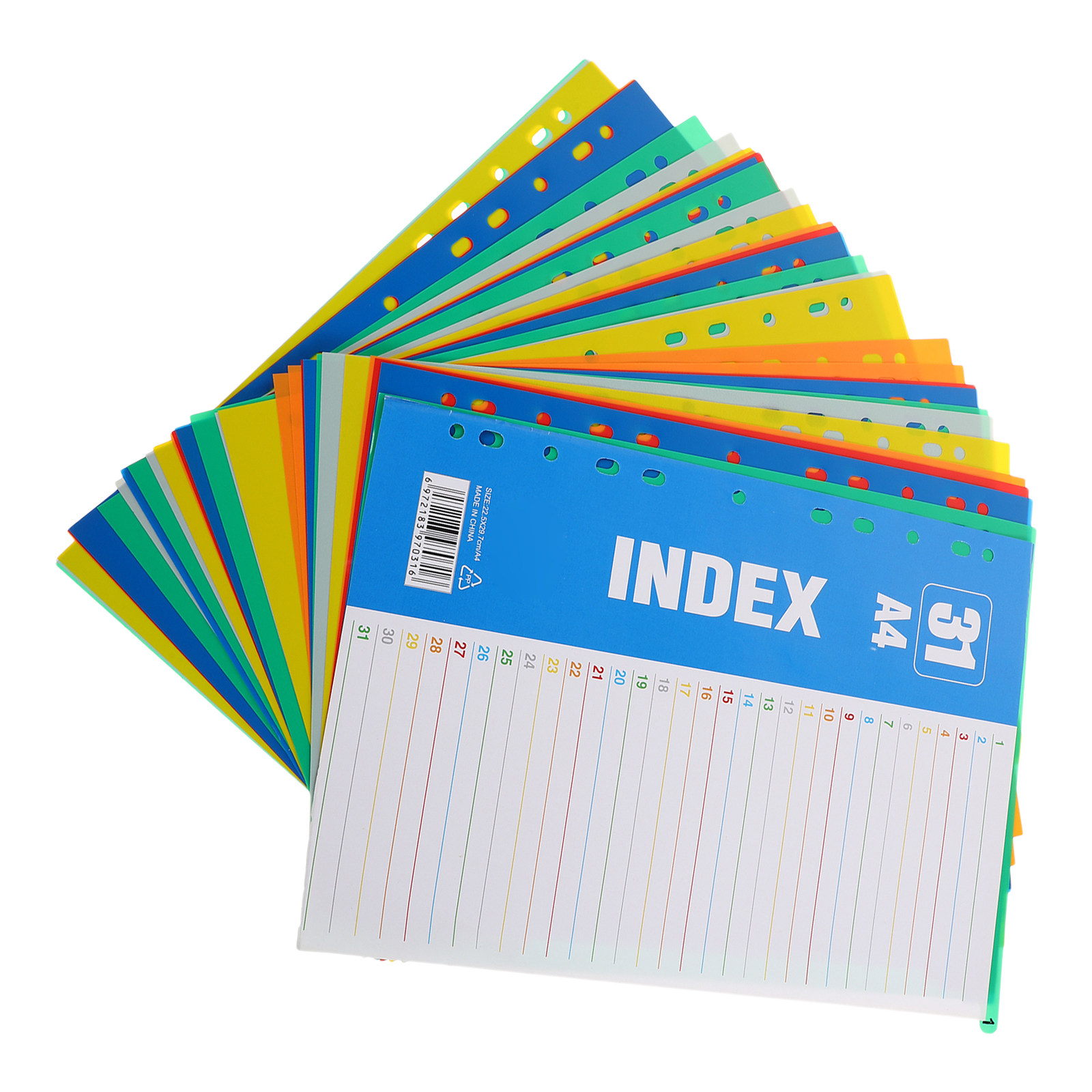 1Set A4 11-Hole Plastic Index  - огляд і ціна Tab Divider A4