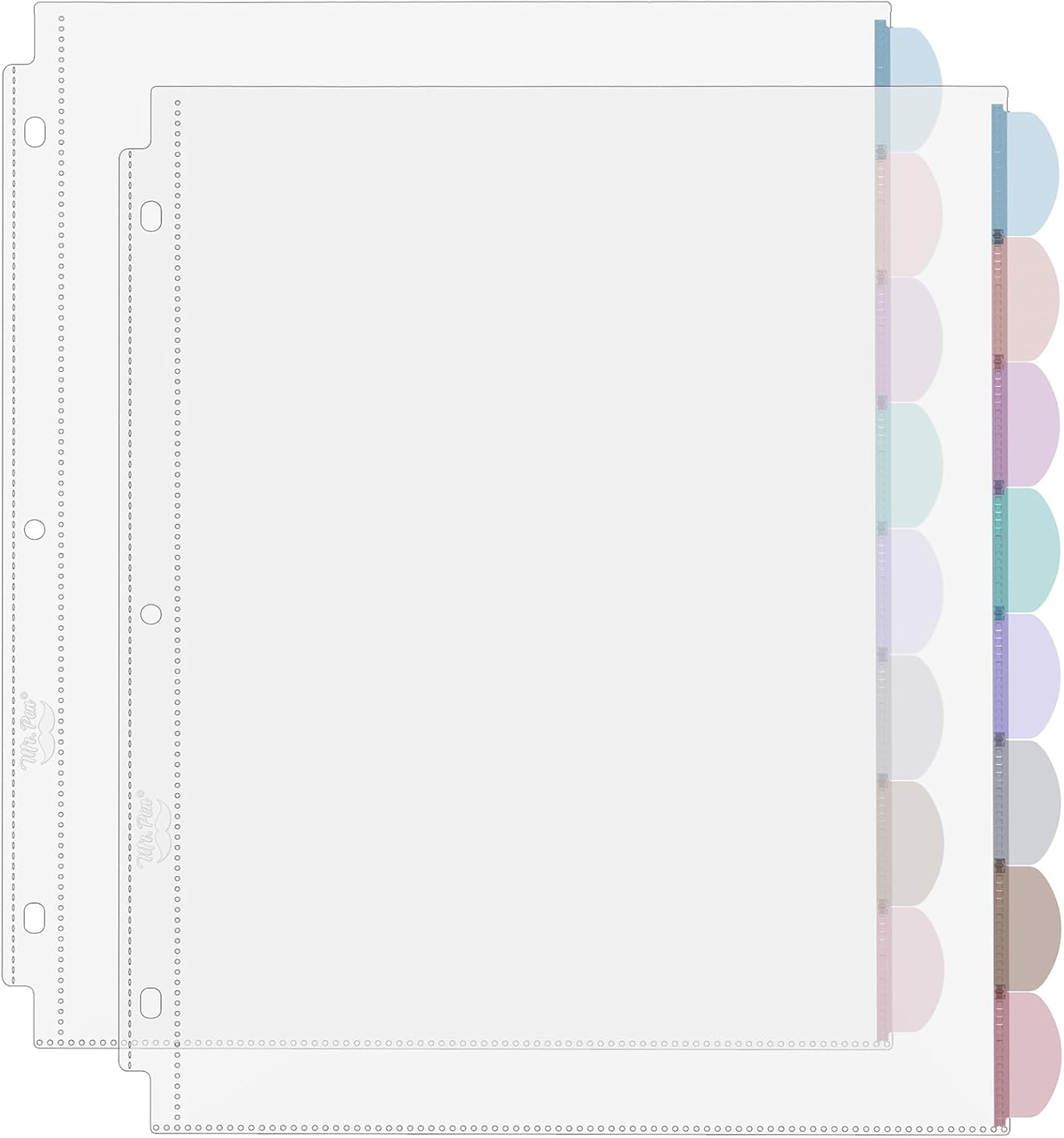 A4 Clear Sheet Protectors with - огляд і ціна Tab Divider A4