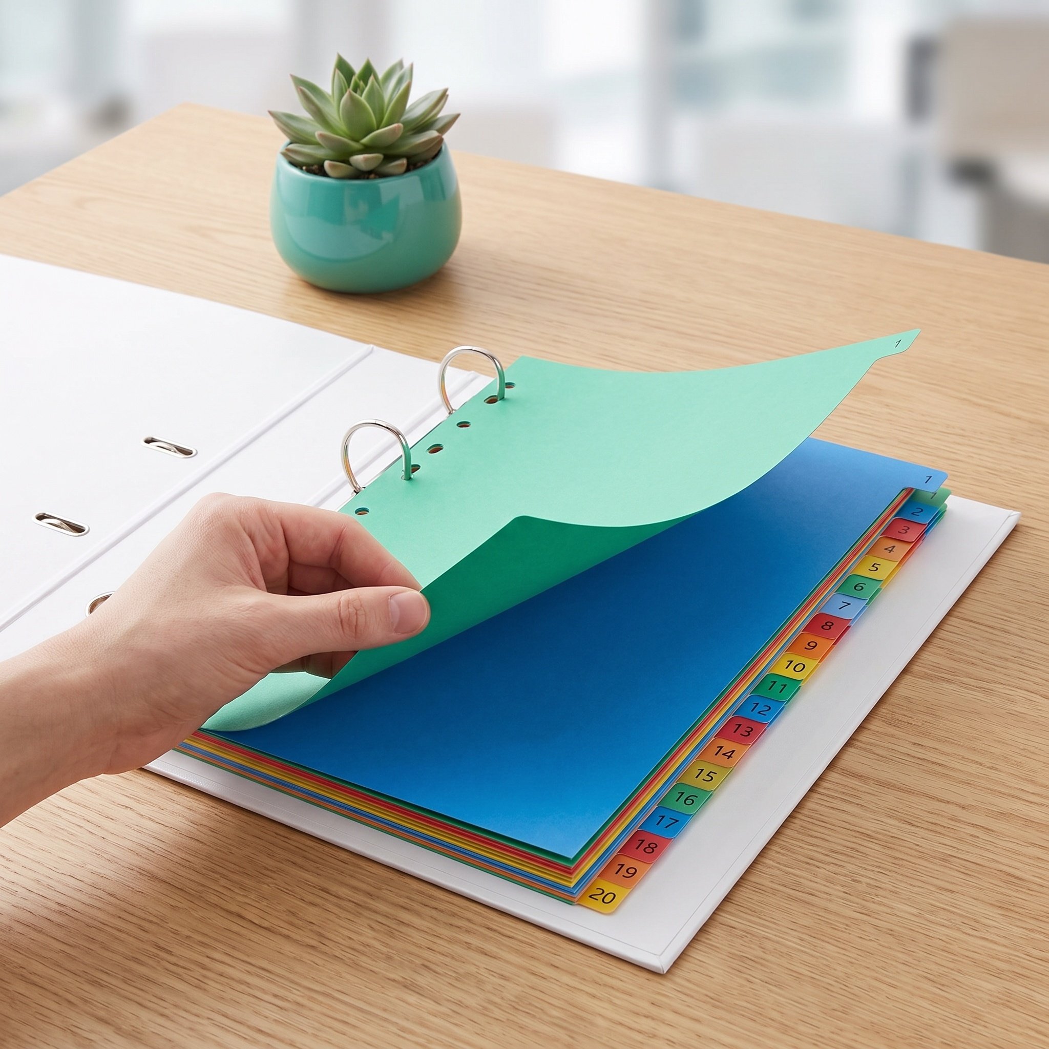 20 Pages A4 Size Color Coded P - огляд і ціна Tab Divider A4