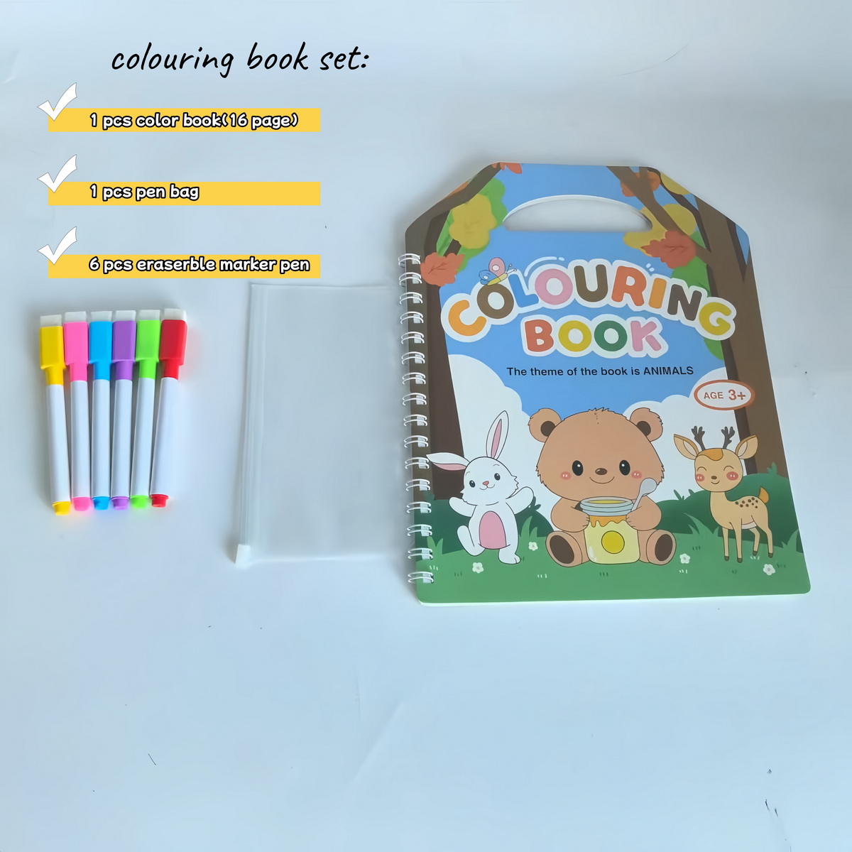 1Set 16Pages Colorbook 1Pcs Pe - огляд і ціна Copic Marker Sketch