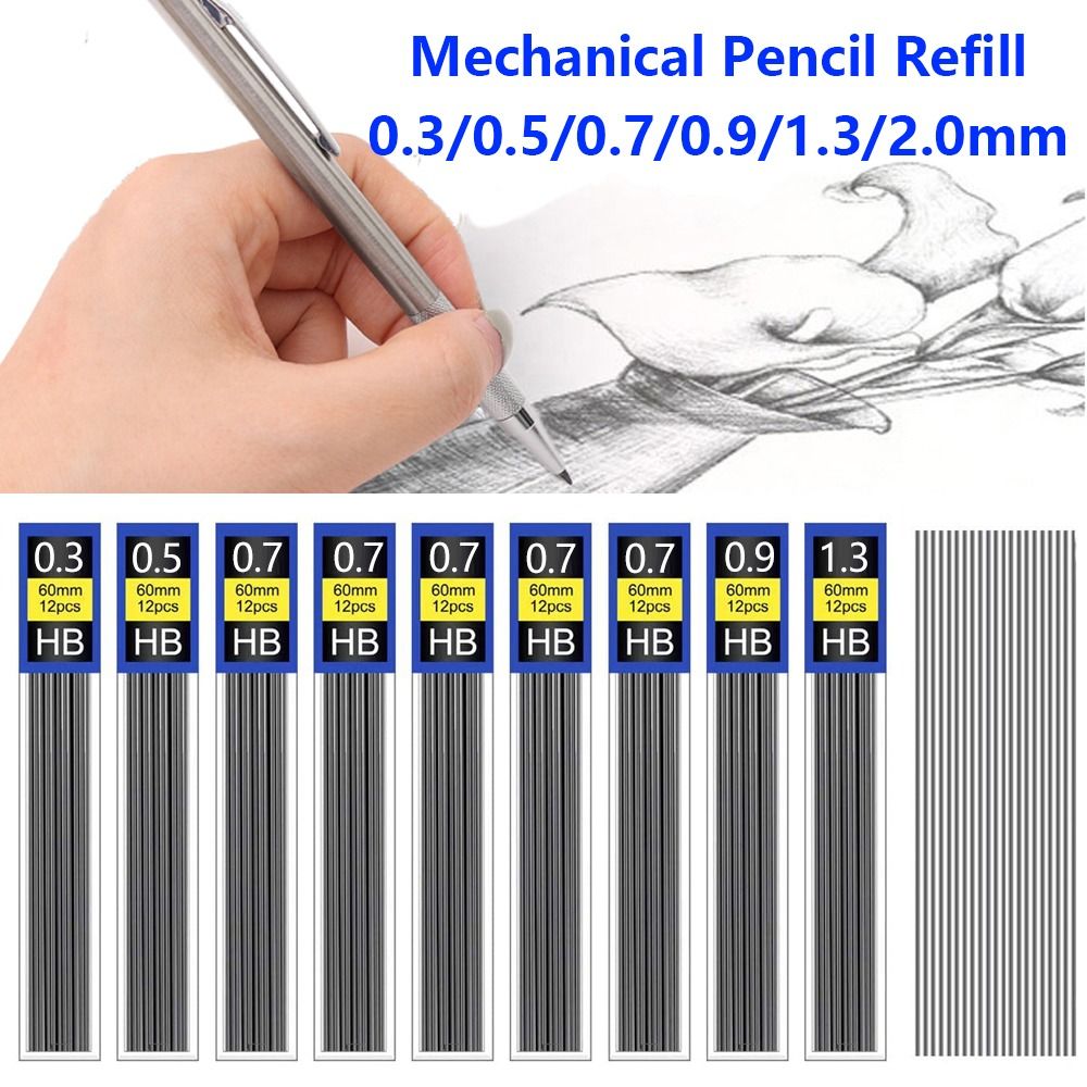 6 Boxes 0.3/0.5/0.7/0.9/1.3/2. - огляд і ціна Mechanical Pencil 0.3
