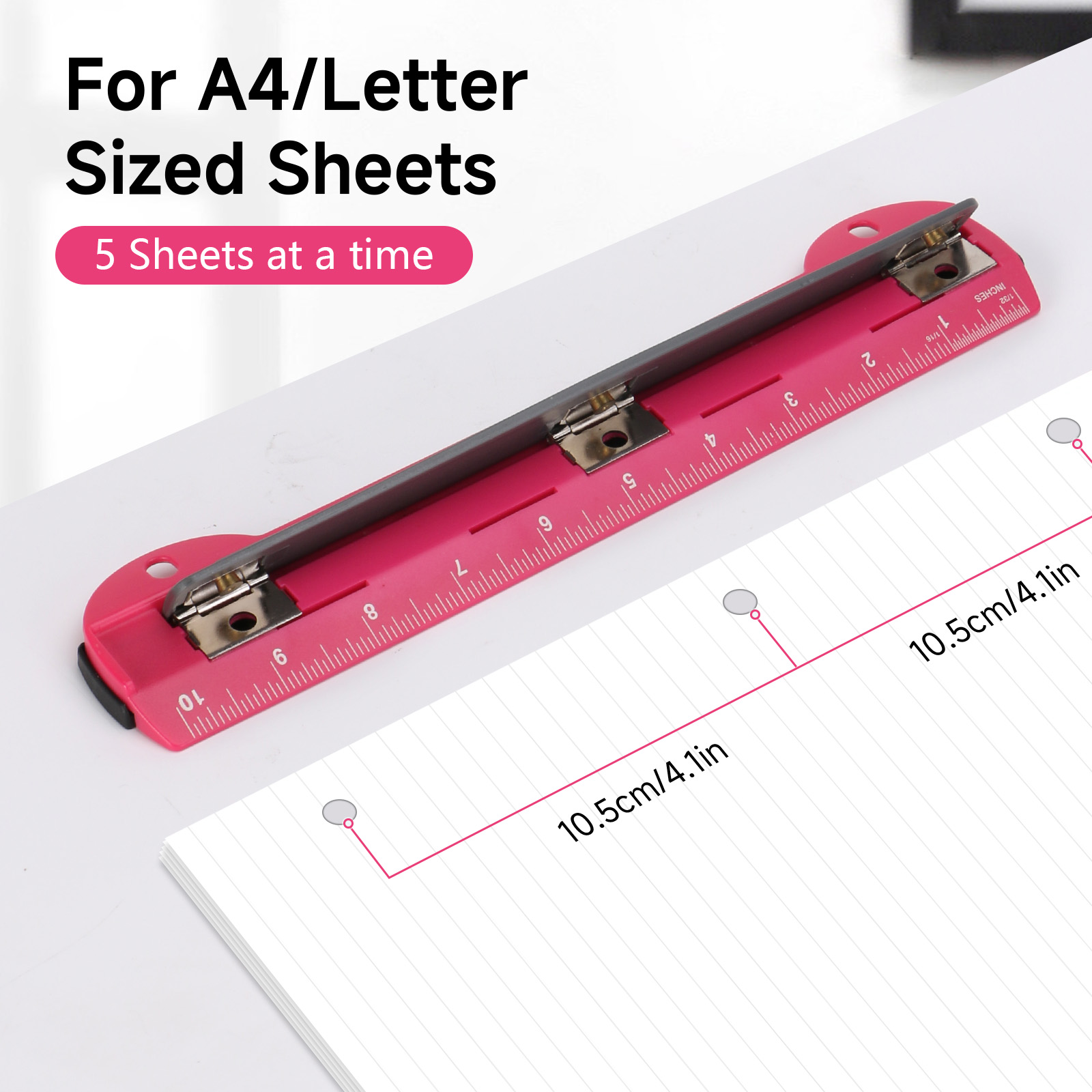 EAGLE 3-Hole Punch for A4/Lett - огляд і ціна Binder A4 Lever