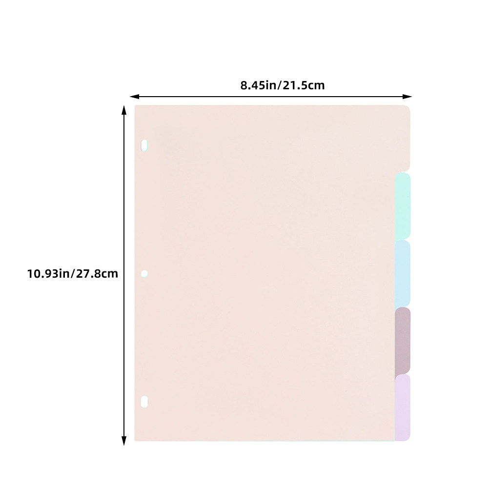 1Set Frosted PP A4 Binder Divi - огляд і ціна Tab Divider A4