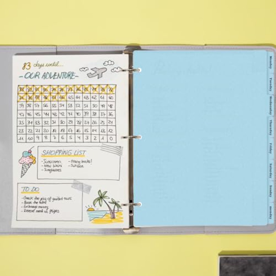 3 Ring Binder Dividers with 8- - огляд і ціна Tab Divider A4