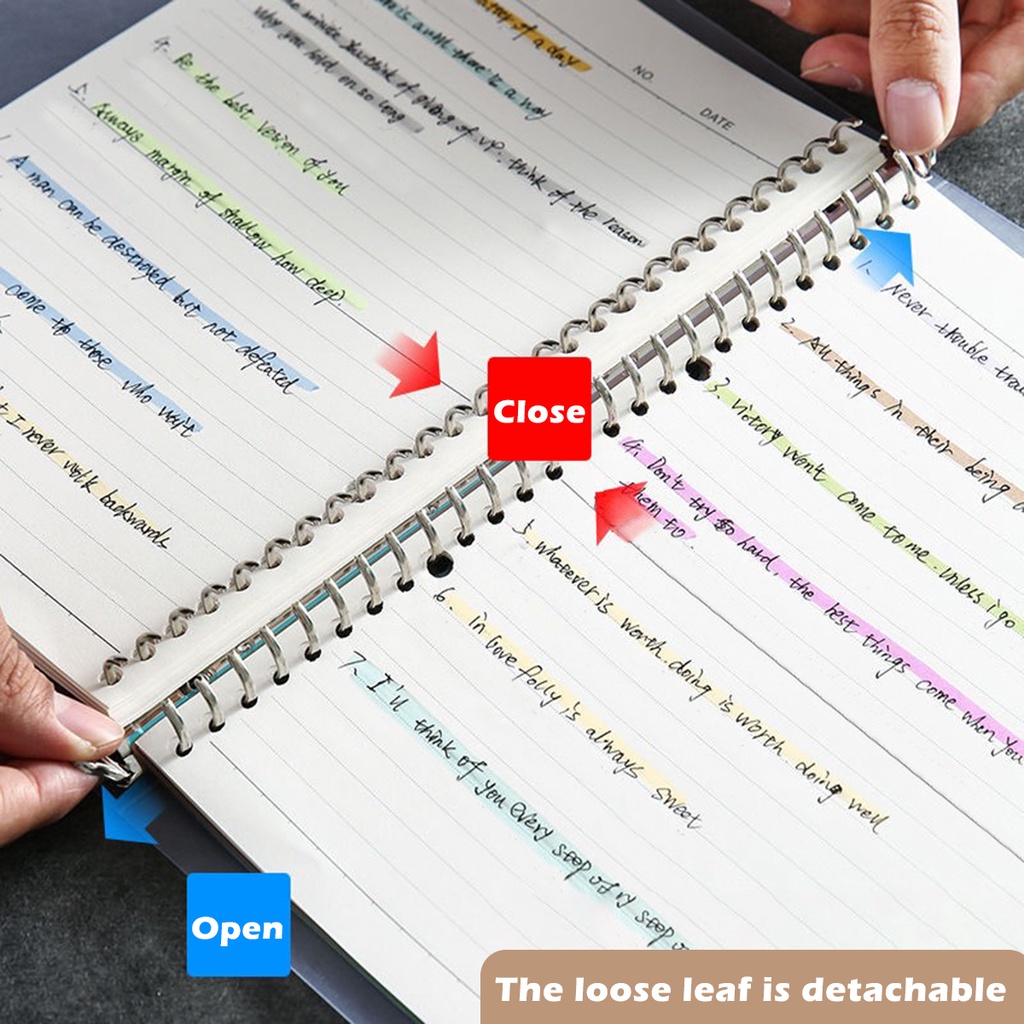 A5/B5/A4 Binder Notebooks Loos - огляд і ціна Binder A4 Lever