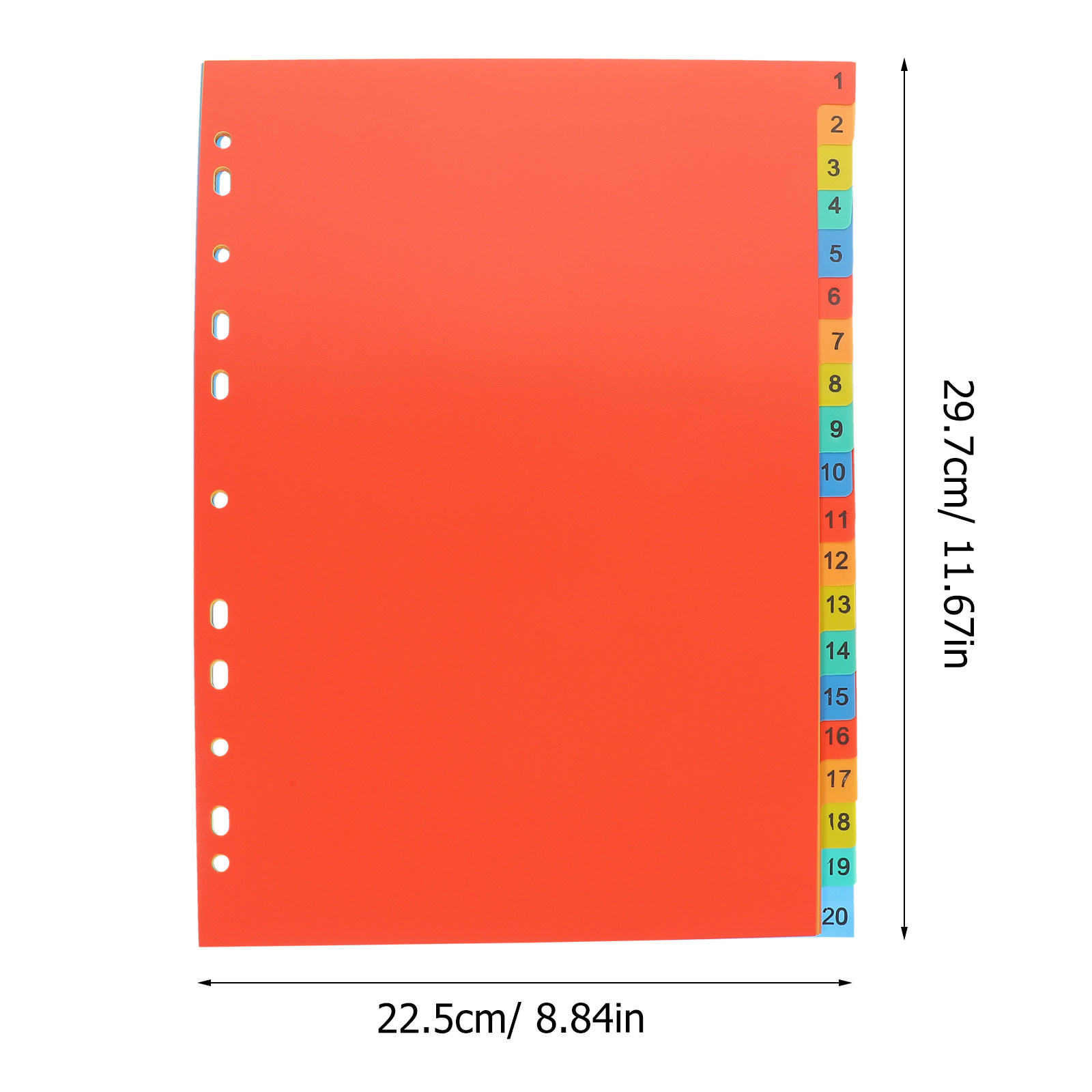 20Sheets A4 Tabbed Binder Divi - огляд і ціна Tab Divider A4