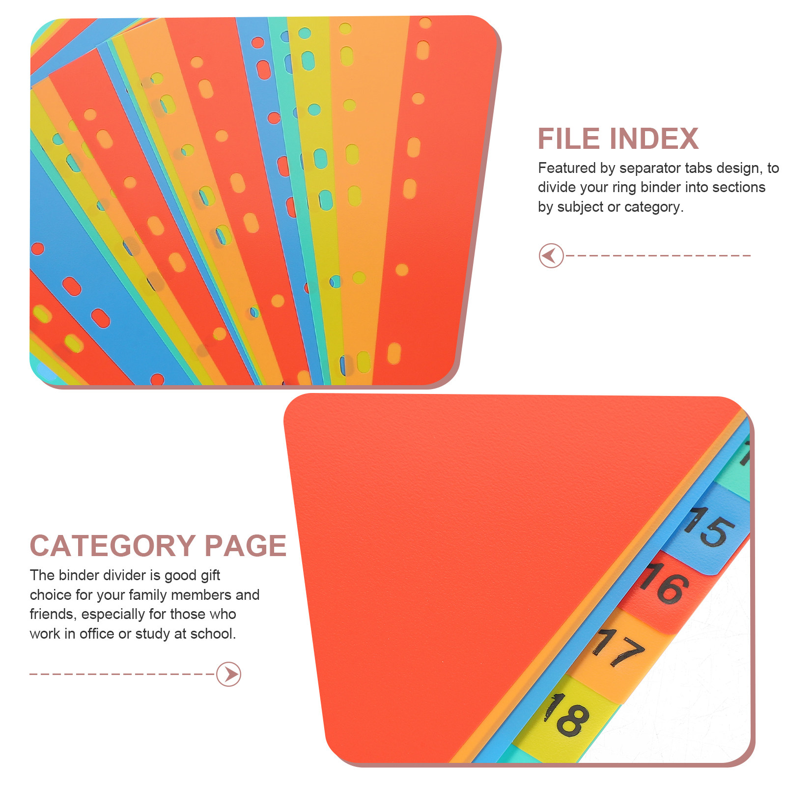 20Sheets A4 Tabbed Binder Divi - огляд і ціна Tab Divider A4