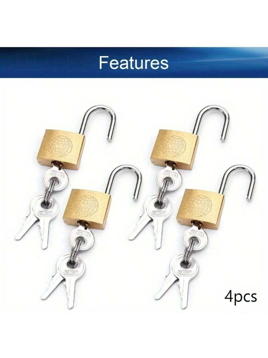 2/4pcs Brass Padlock, Keyed Di - огляд і ціна Letter Opener Brass