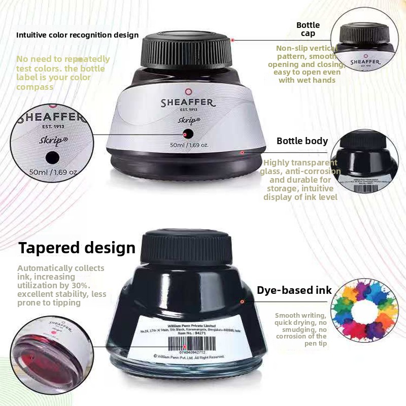 American SHEAFFER Color Dye In - огляд і ціна Fountain Pen Bottled Ink