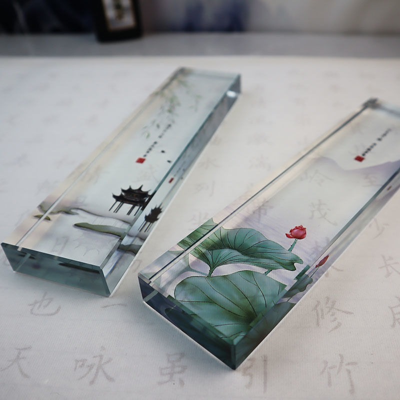 Glass Paperweight Traditional  - огляд і ціна Book Weight Glass