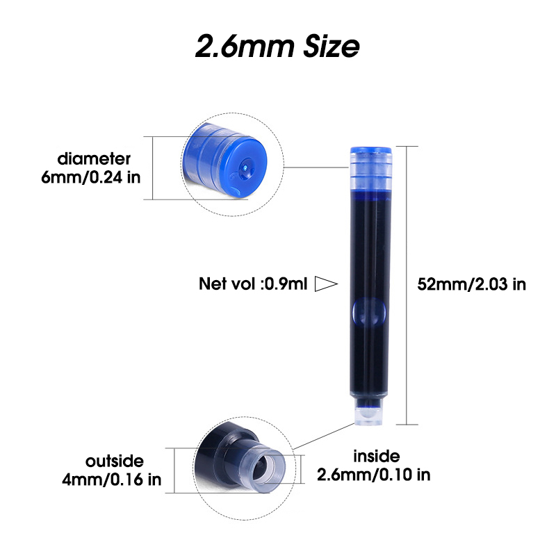 50pcs Fountain Pen Ink Cartrid - огляд і ціна Fountain Pen Bottled Ink