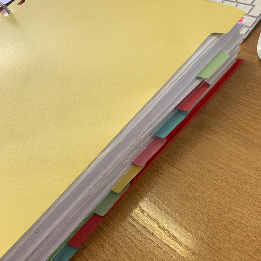 12Pcs A4 Index Dividers 11 Hol - огляд і ціна Tab Divider A4