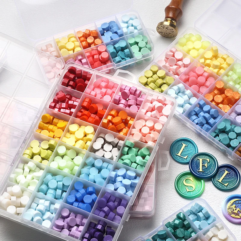 Retro Sealing Wax Beads Set 10 - огляд і ціна Wax Seal Stamp Set
