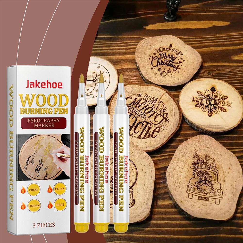 3pcs Wood Burning Pen Scorch C - огляд і ціна Correction Pen Fine
