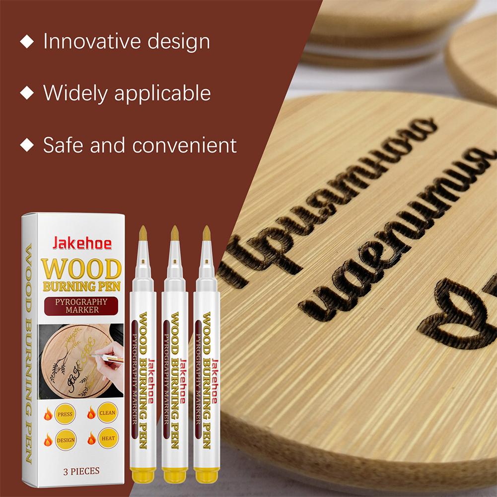 3pcs Wood Burning Pen Scorch C - огляд і ціна Correction Pen Fine