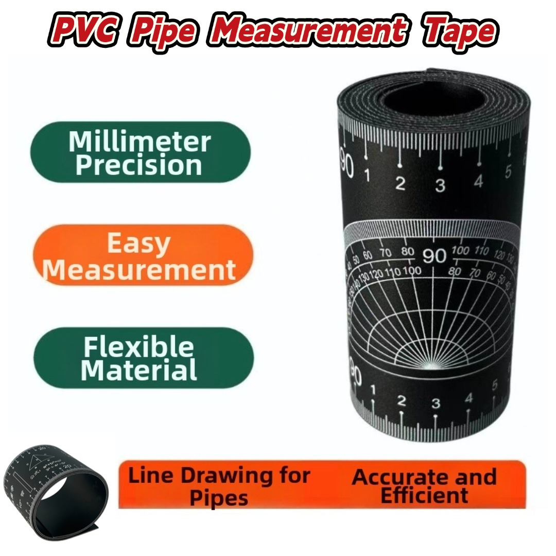1PC PVC Pipe Diameter Measurin - огляд і ціна Tape Dispenser Weighted